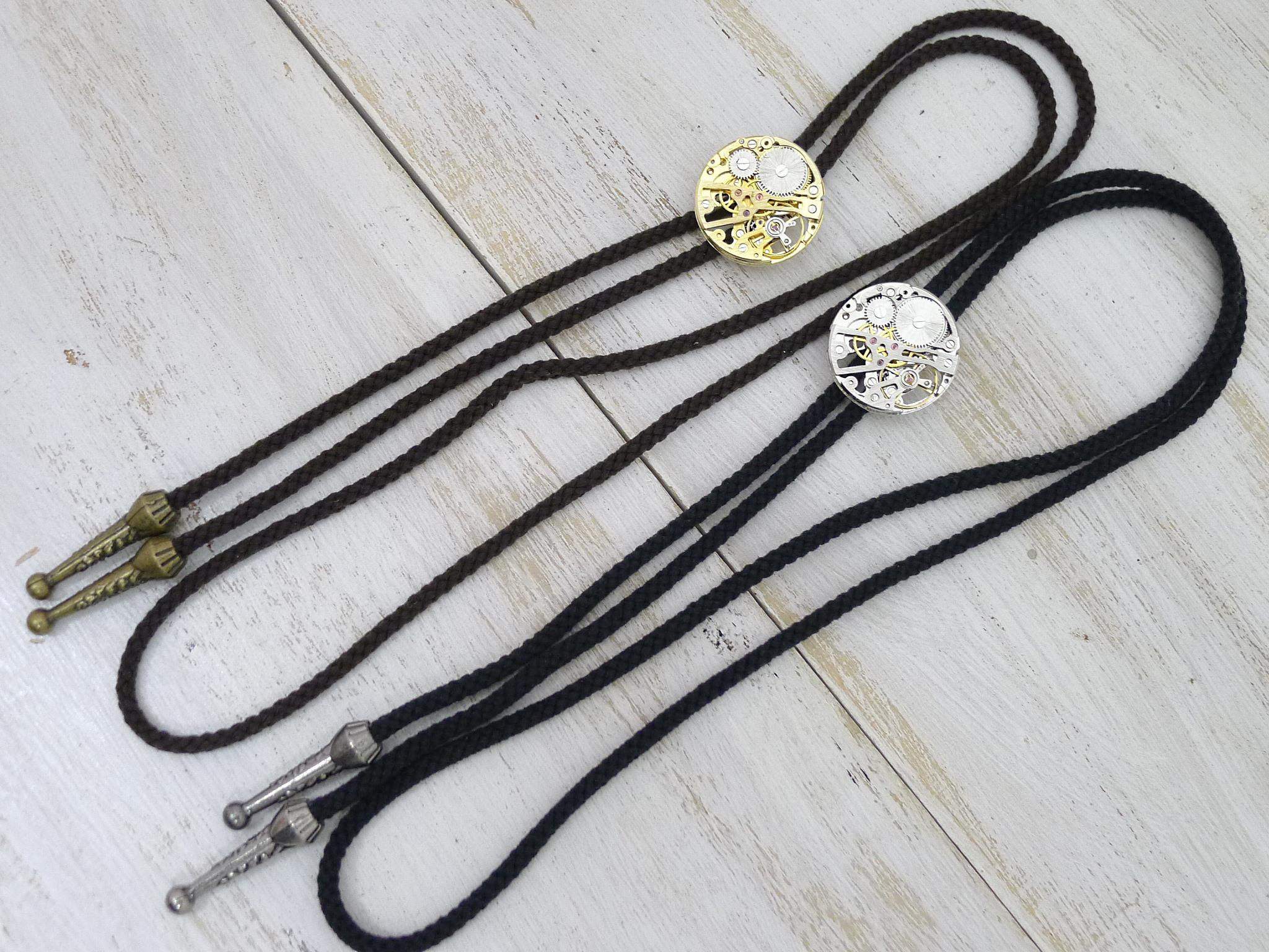 手巻き腕時計ムーブメント ループタイ シルバーカラー | 8枚目